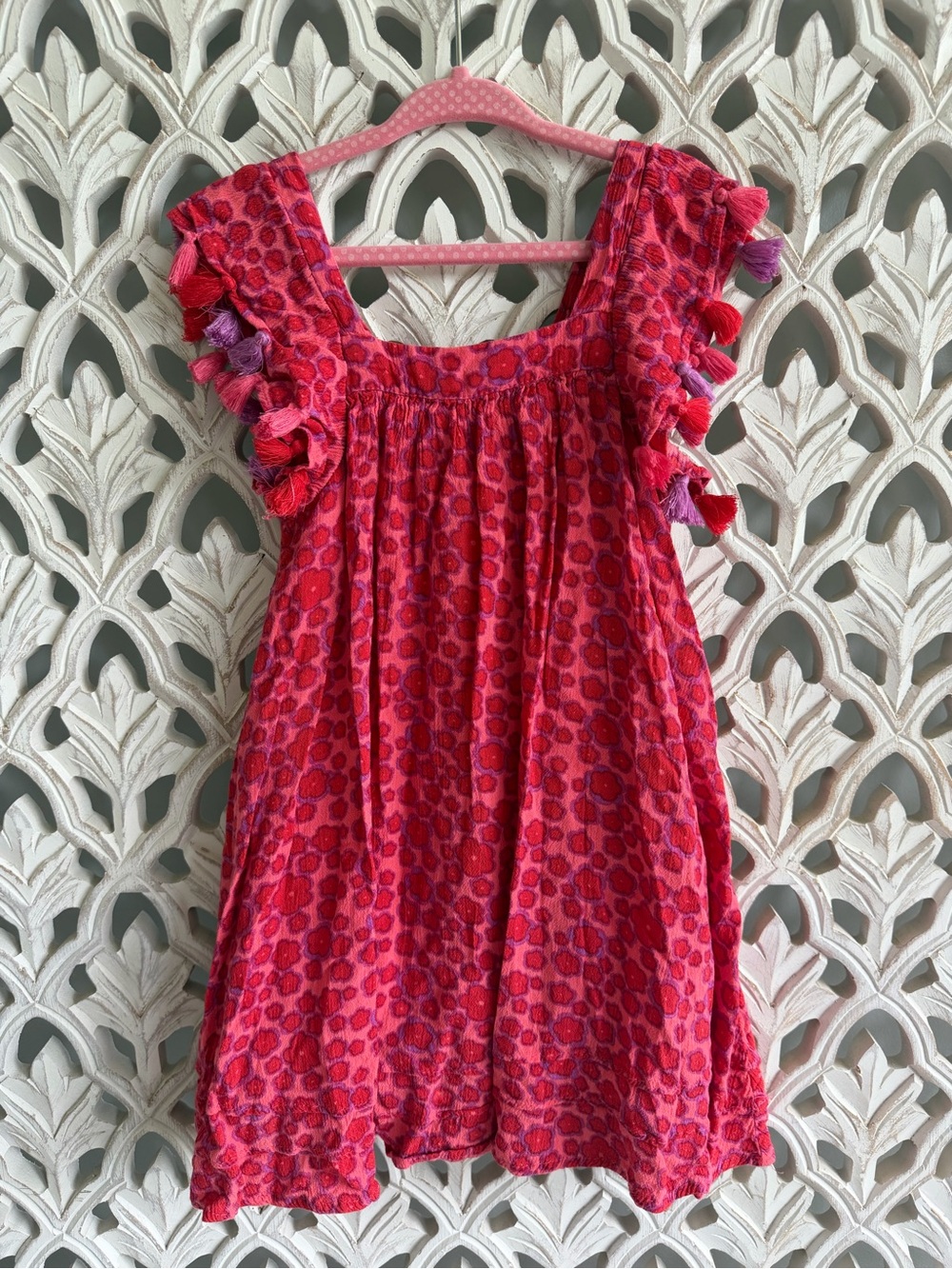French Connection Tassel Flutter Dress, 3T
